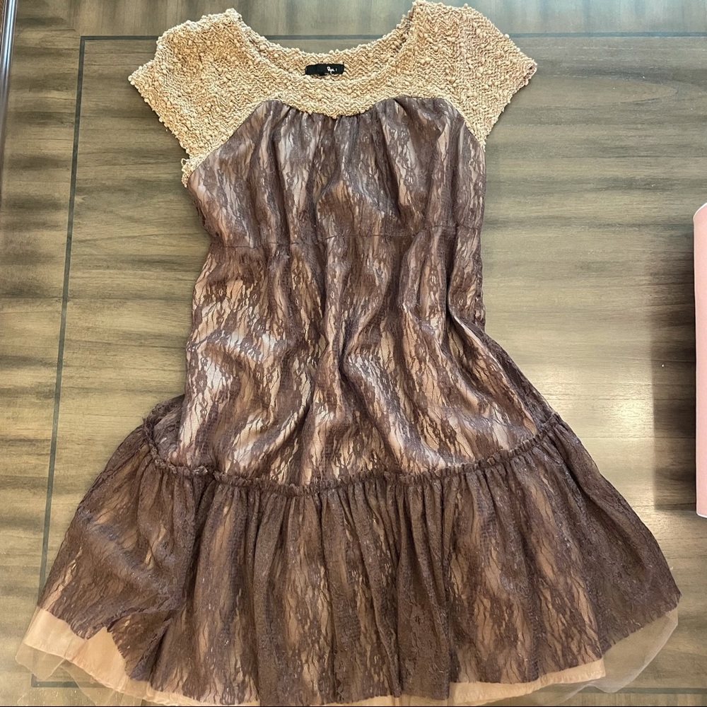 Antropologie Ryu - knit- Lacey midi dress